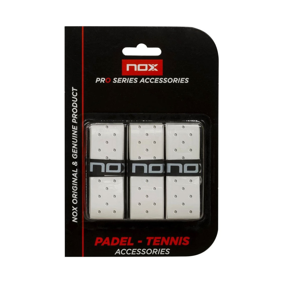 Bullpadel Sensogrip Microperforated Black x3 overgrips