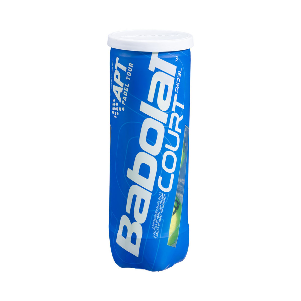 Box 24 cans of 3 Babolat Padel+ balls
