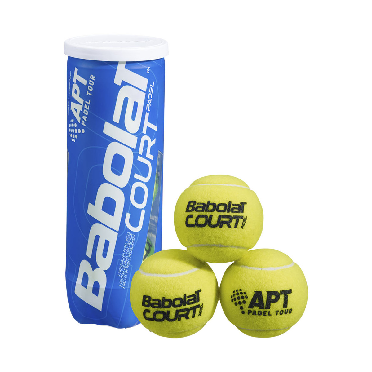 Box 24 cans of 3 Babolat Padel+ balls