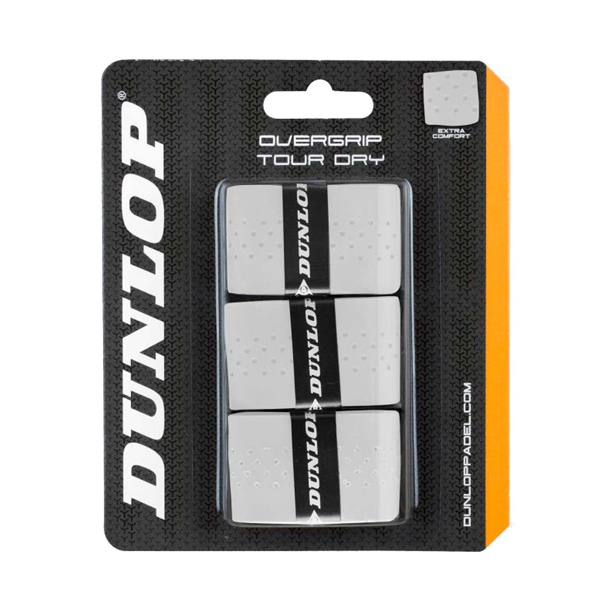 Dunlop Tour Dry White x 3 overgrips