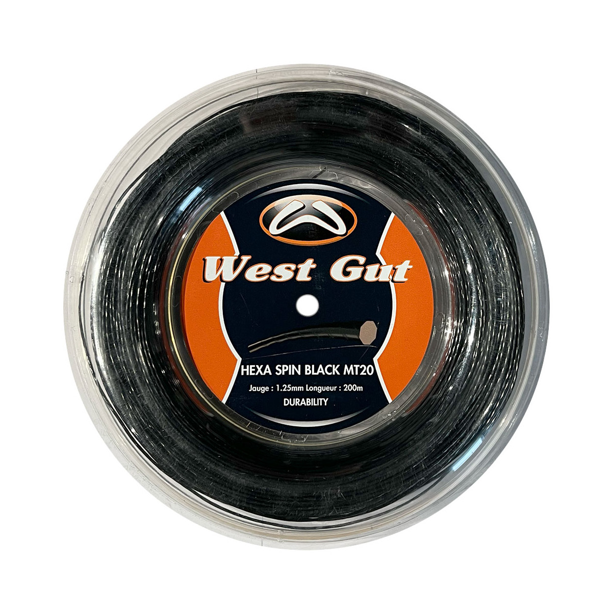 West Gut Hexa Spin Black MT20 200m String