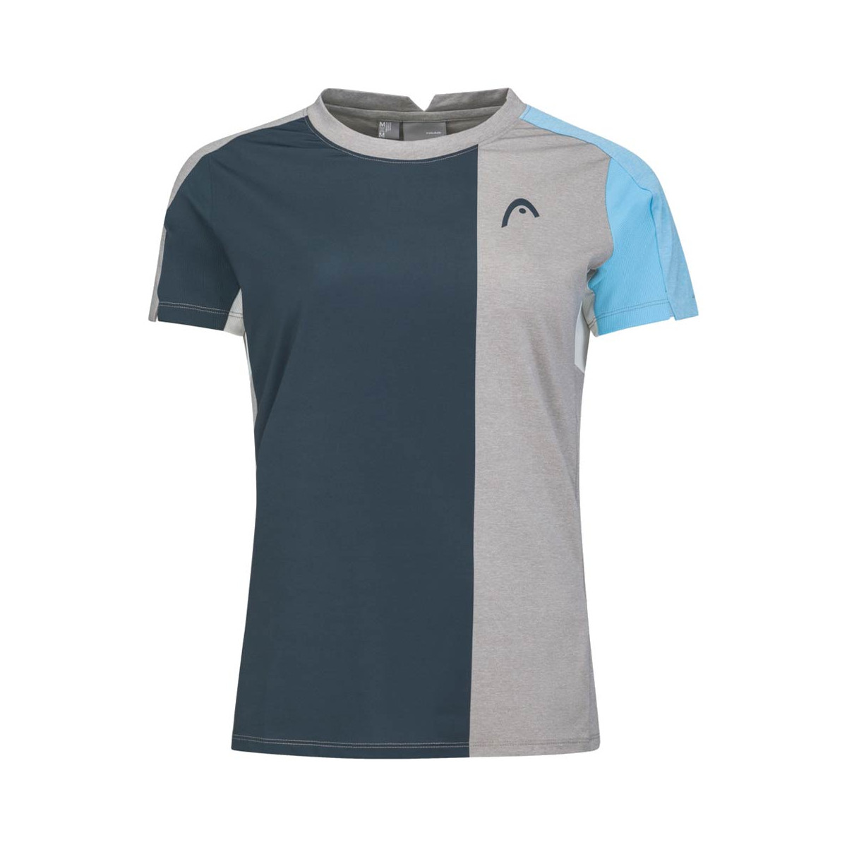 Head Padel Tech Woman Grey / Blue T-Shirt