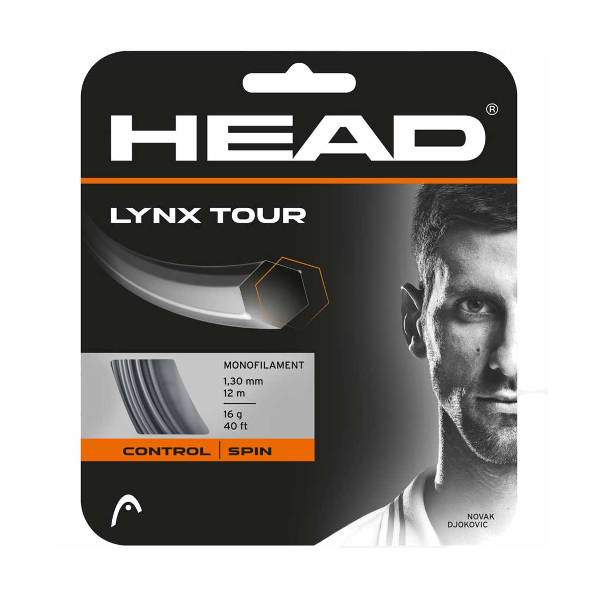 Head Lynx Tour Black 12m String