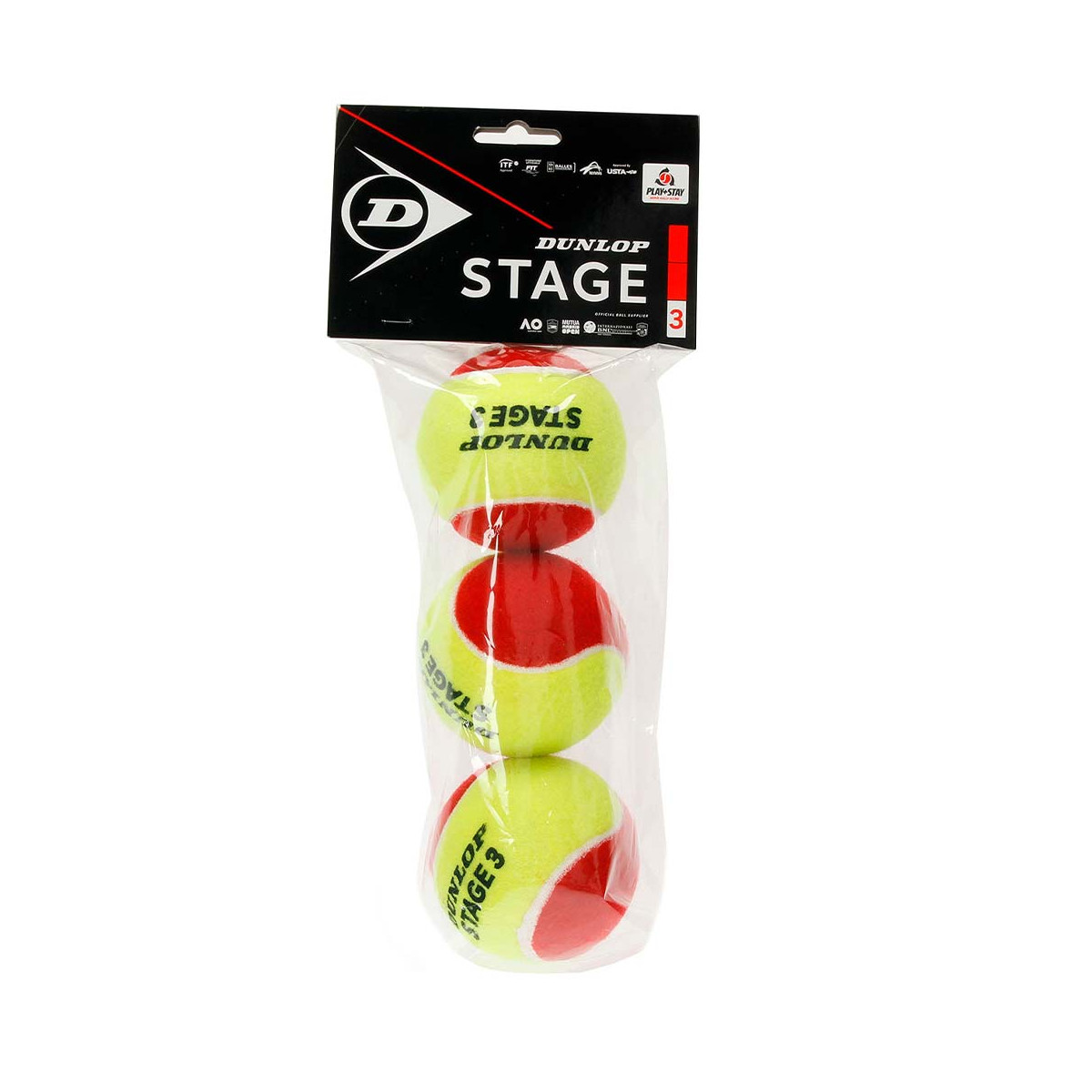 Bag of 12 Dunlop mini tennis red balls