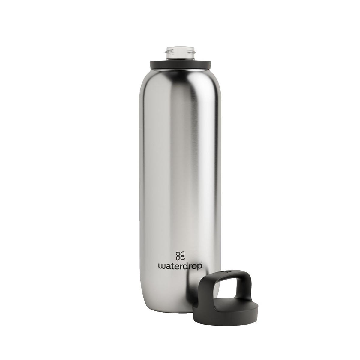 Thermo Waterdrop Bottle Black