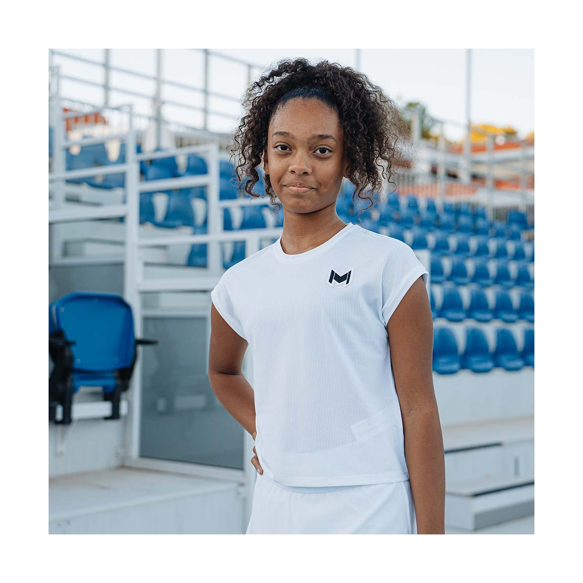Mouratoglou Match Girl T-shirt White