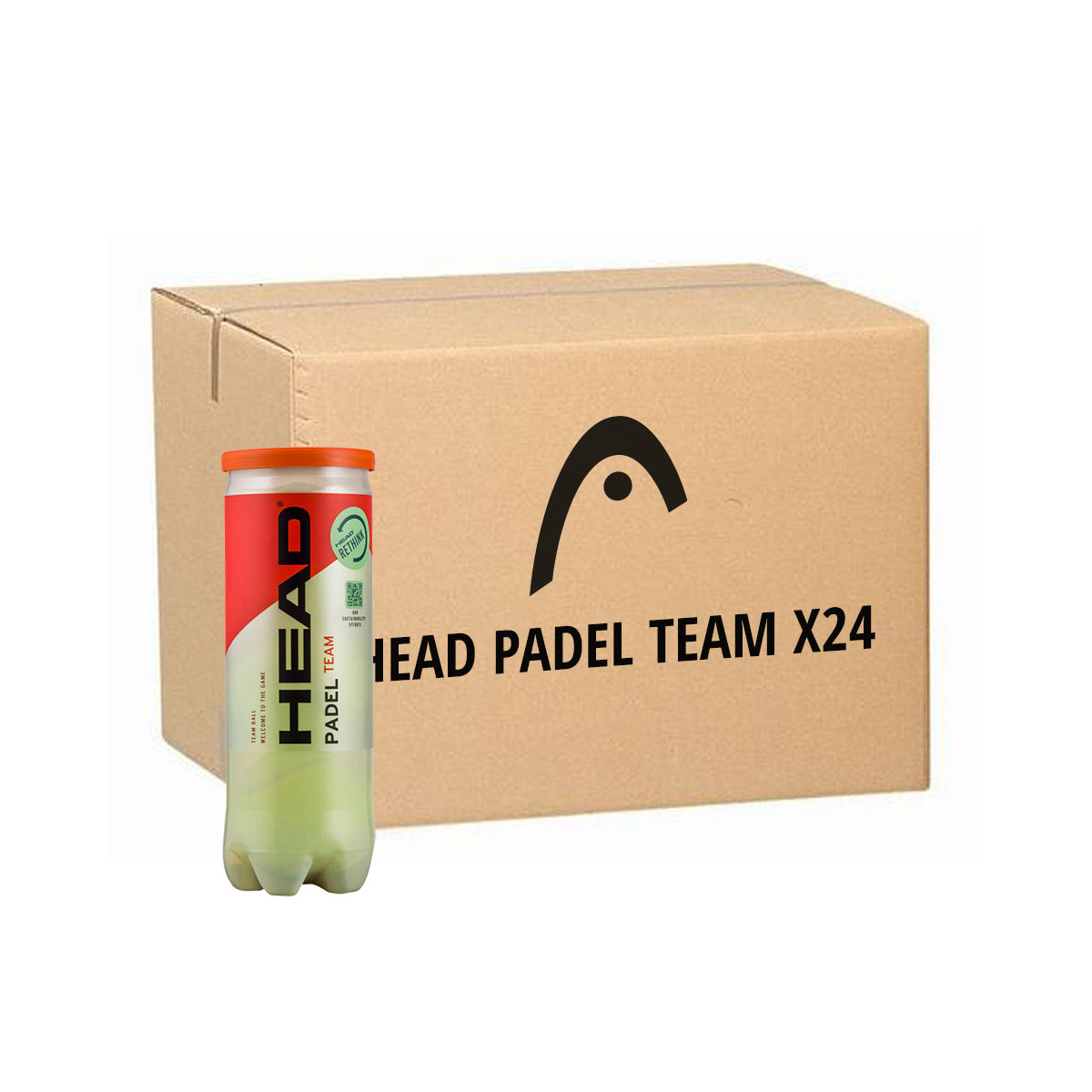 Box 24 cans of 3 Head Padel balls