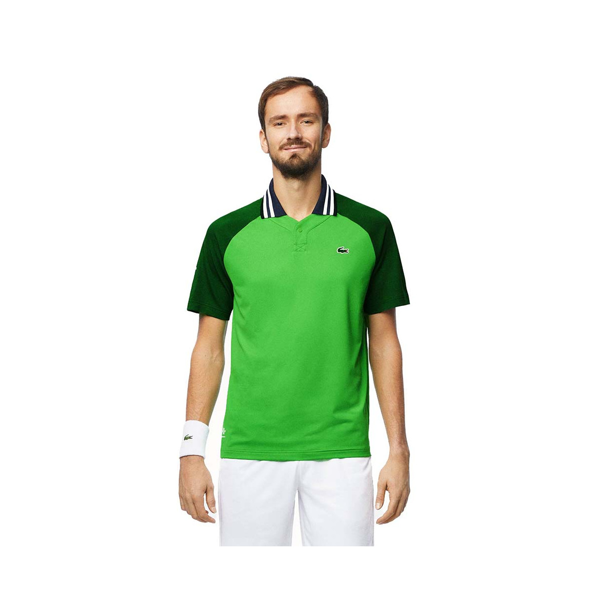 Lacoste Tennis x Daniil Medvedev Blue polo