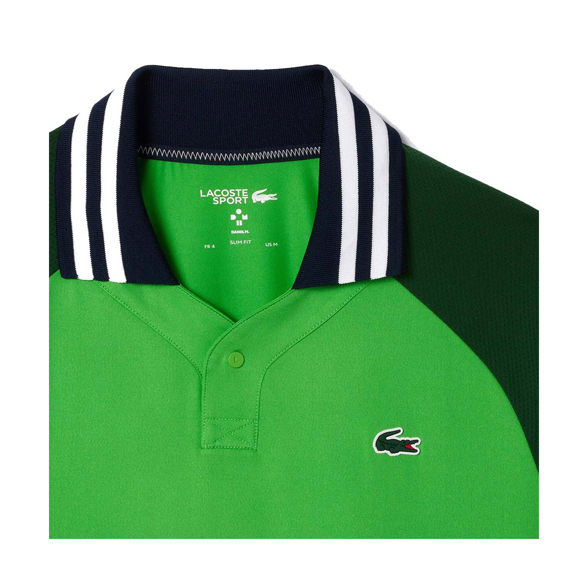 Lacoste Tennis x Daniil Medvedev Blue polo