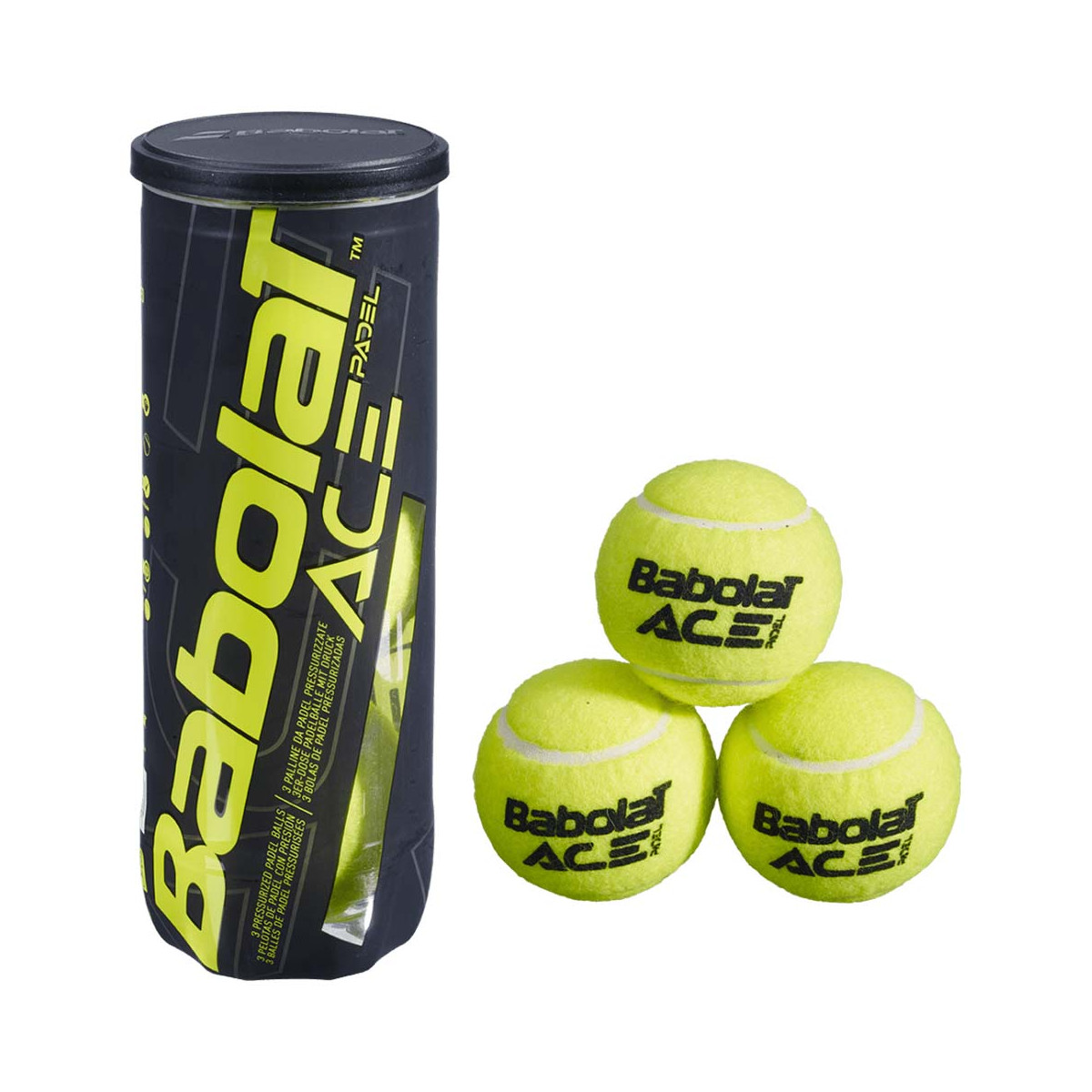 Babolat Court Padel 3 balls can