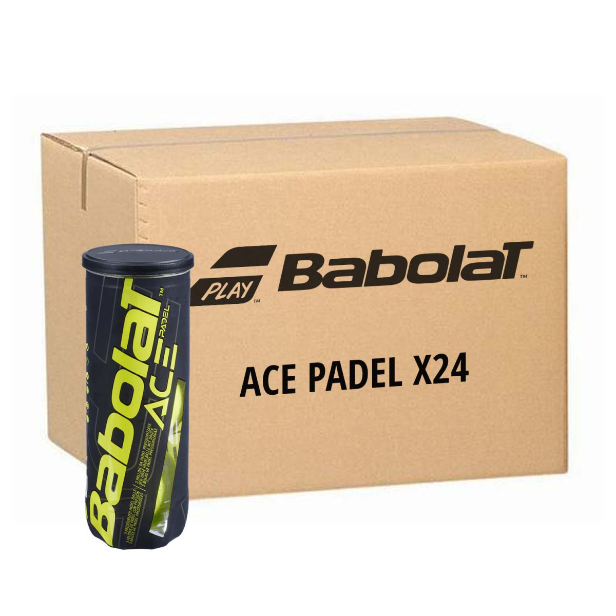 Babolat Ace Padel 3 balls can