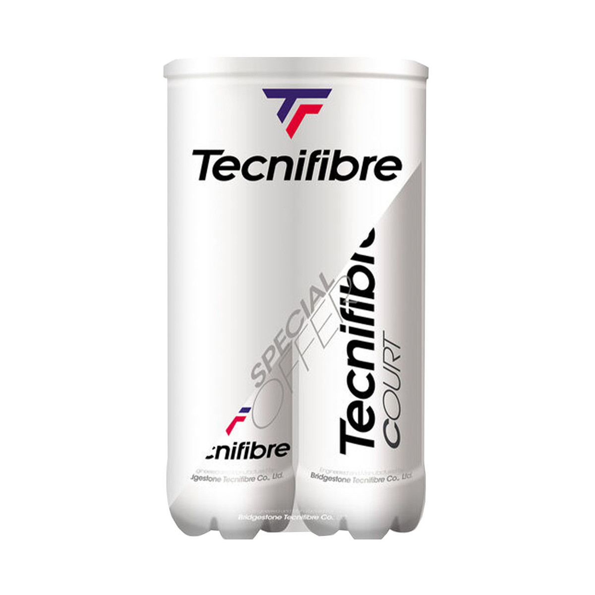 Tecnifibre Courtbipack (2 tubes of 4 balls)