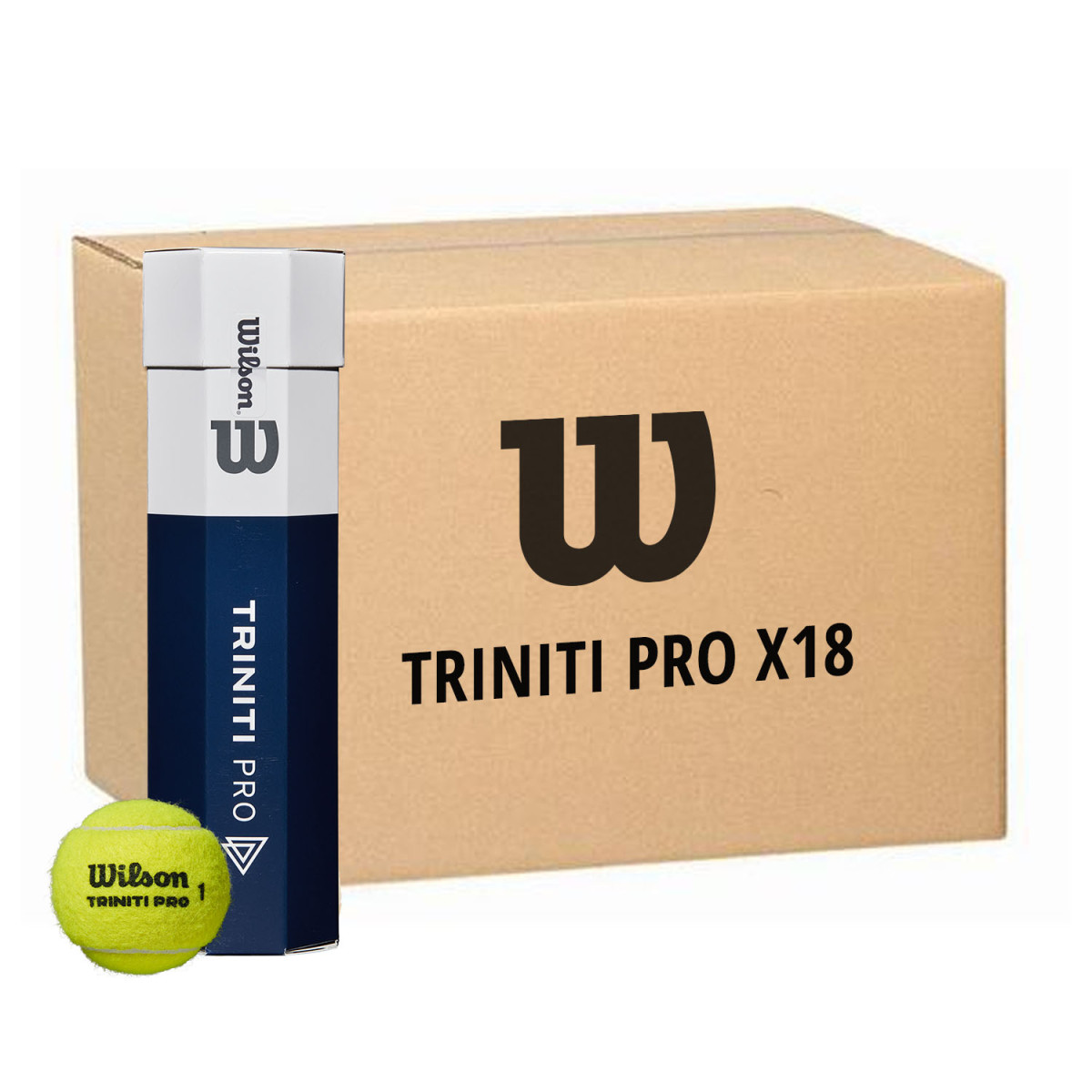 Wilson Triniti Pro 4 Balls Can