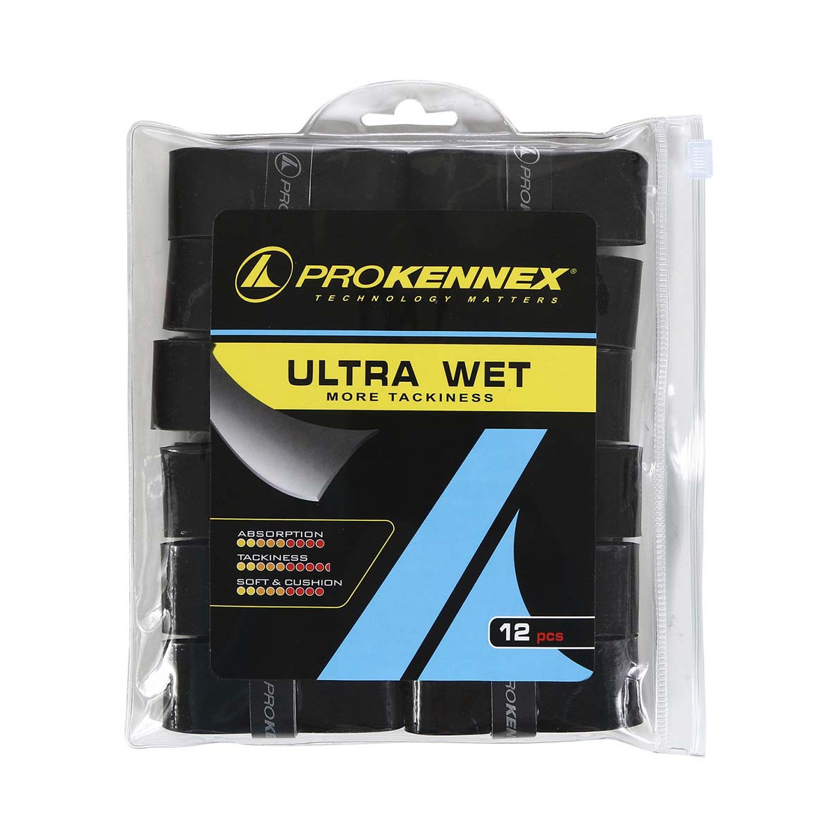 Pro Kennex Ultra Wet White x 12 overgrips