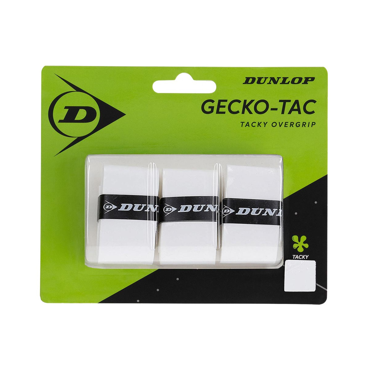 Dunlop Gecko Tac Overgrips White x 3