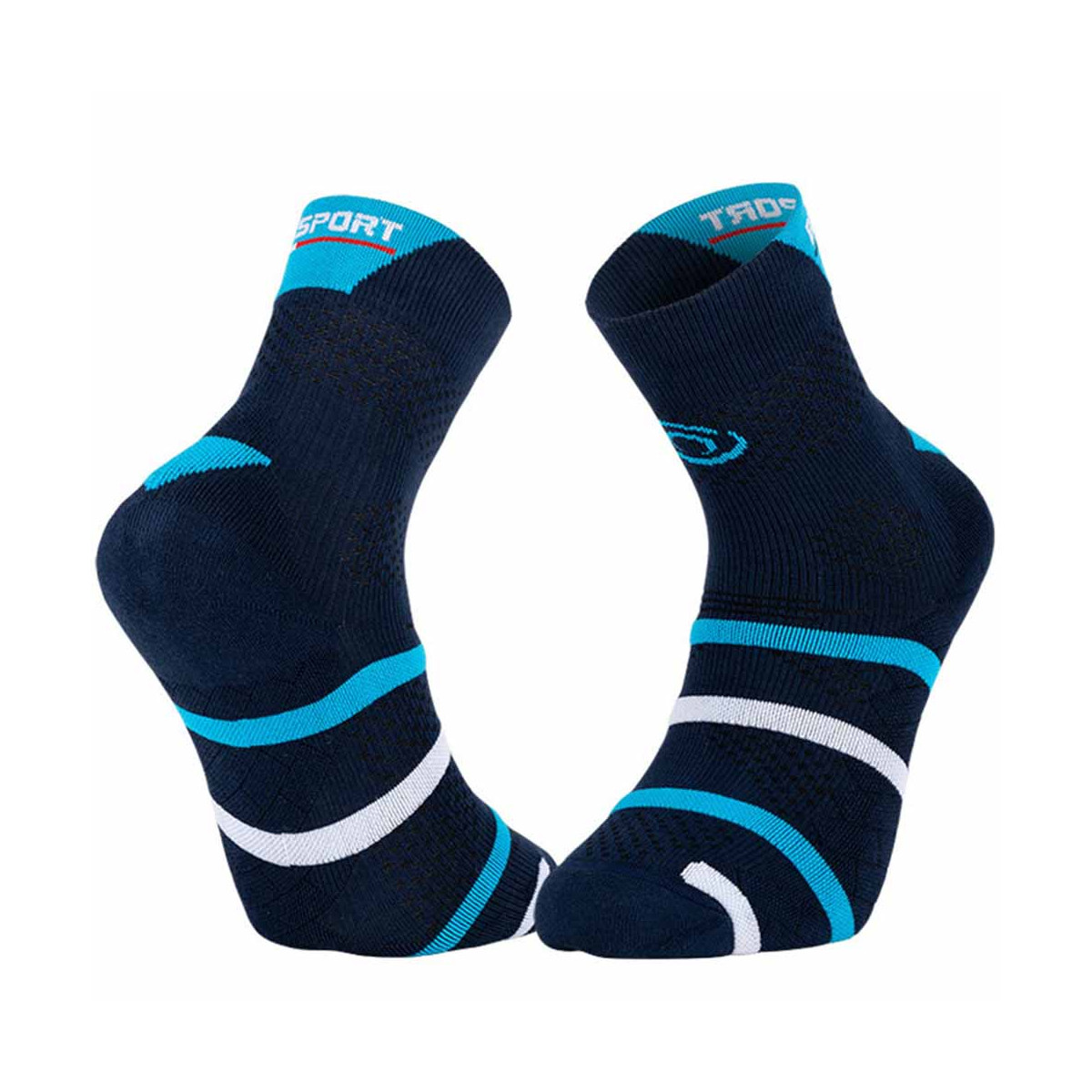 BV Sport Padel High Black Socks
