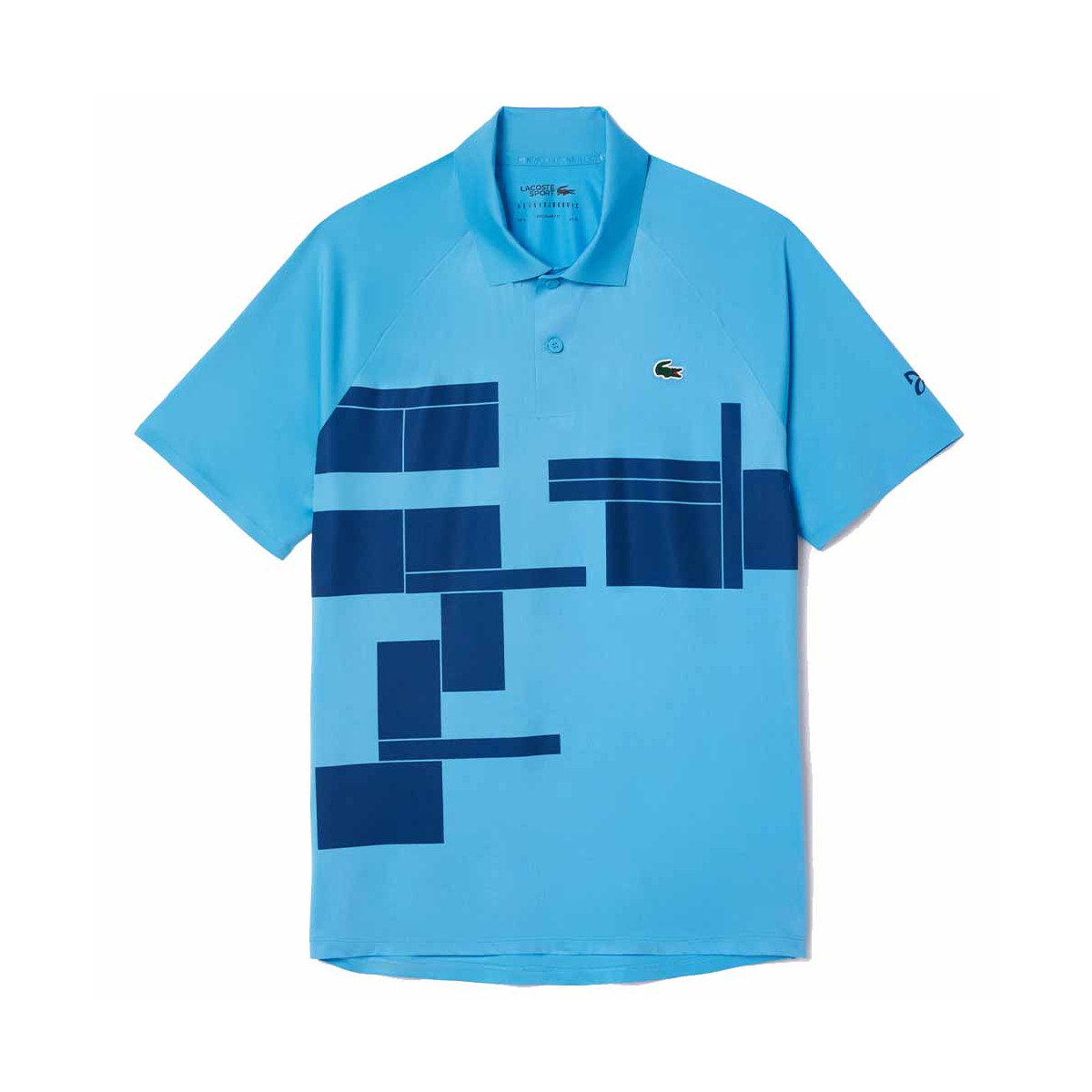 Lacoste Tennis Novak Djokovic Player Blue Polo