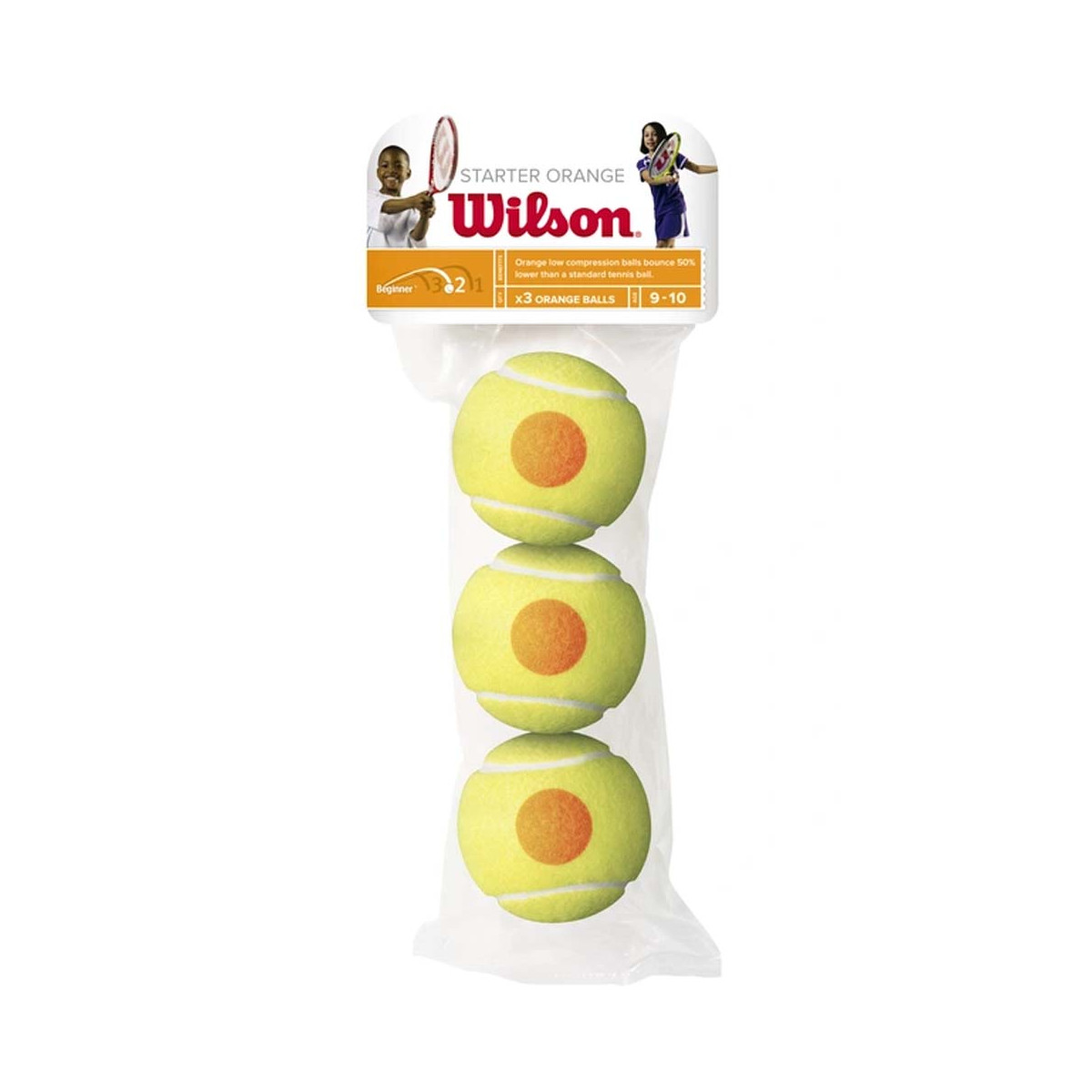Bag of 48 Wilson Starter Stage 2 orange balls