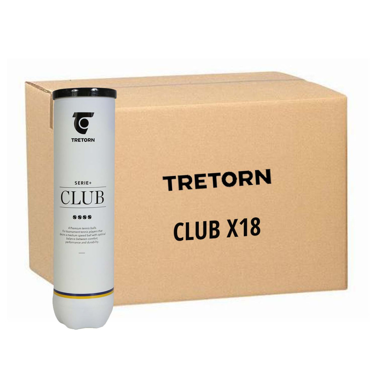 copy ofTretorn Serie+ Club 4 balls can