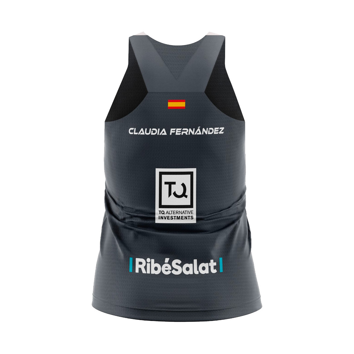 Bullpadel Lleva Claudia Fernández Black tank top