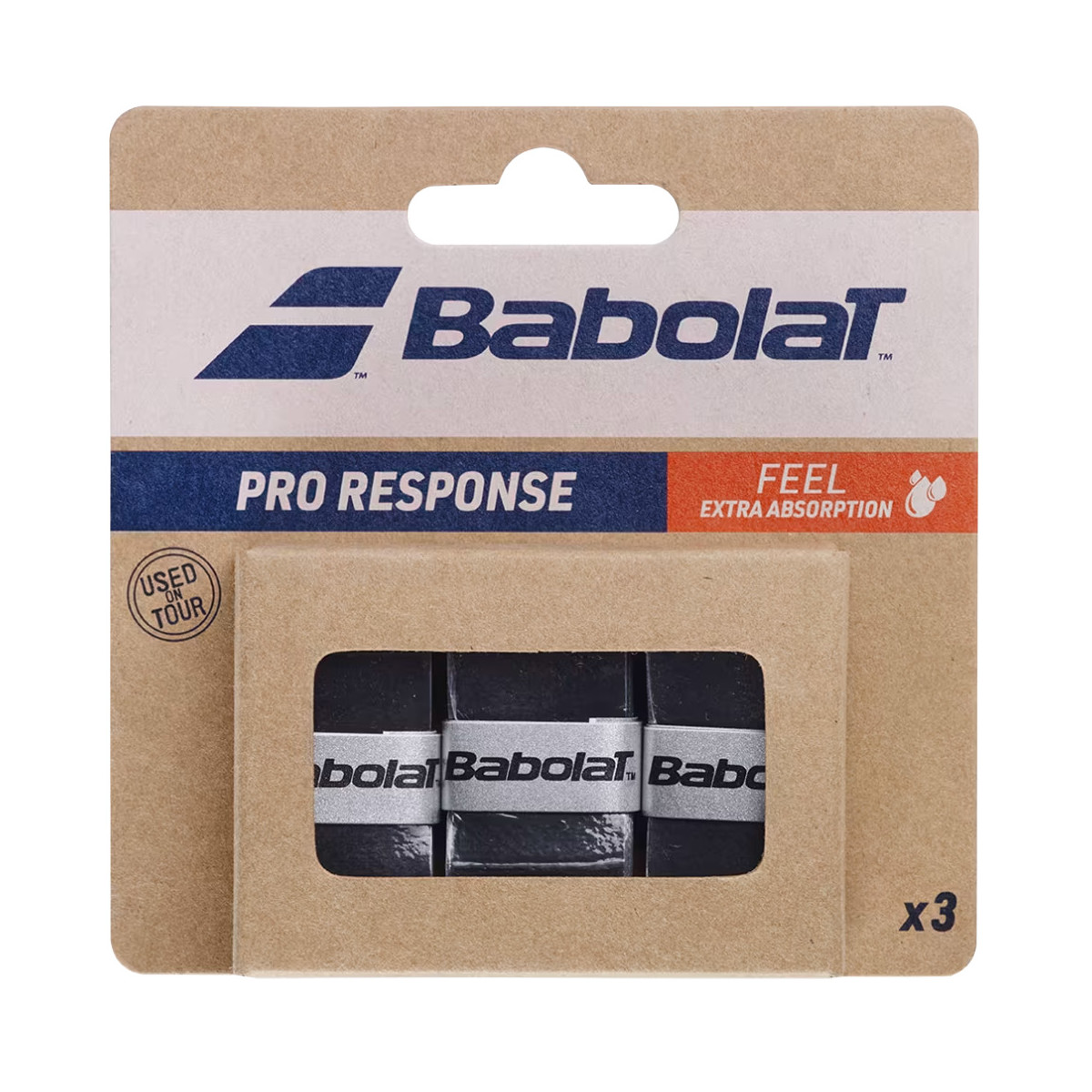 Babolat Pro Response Black x 3 Overgrips