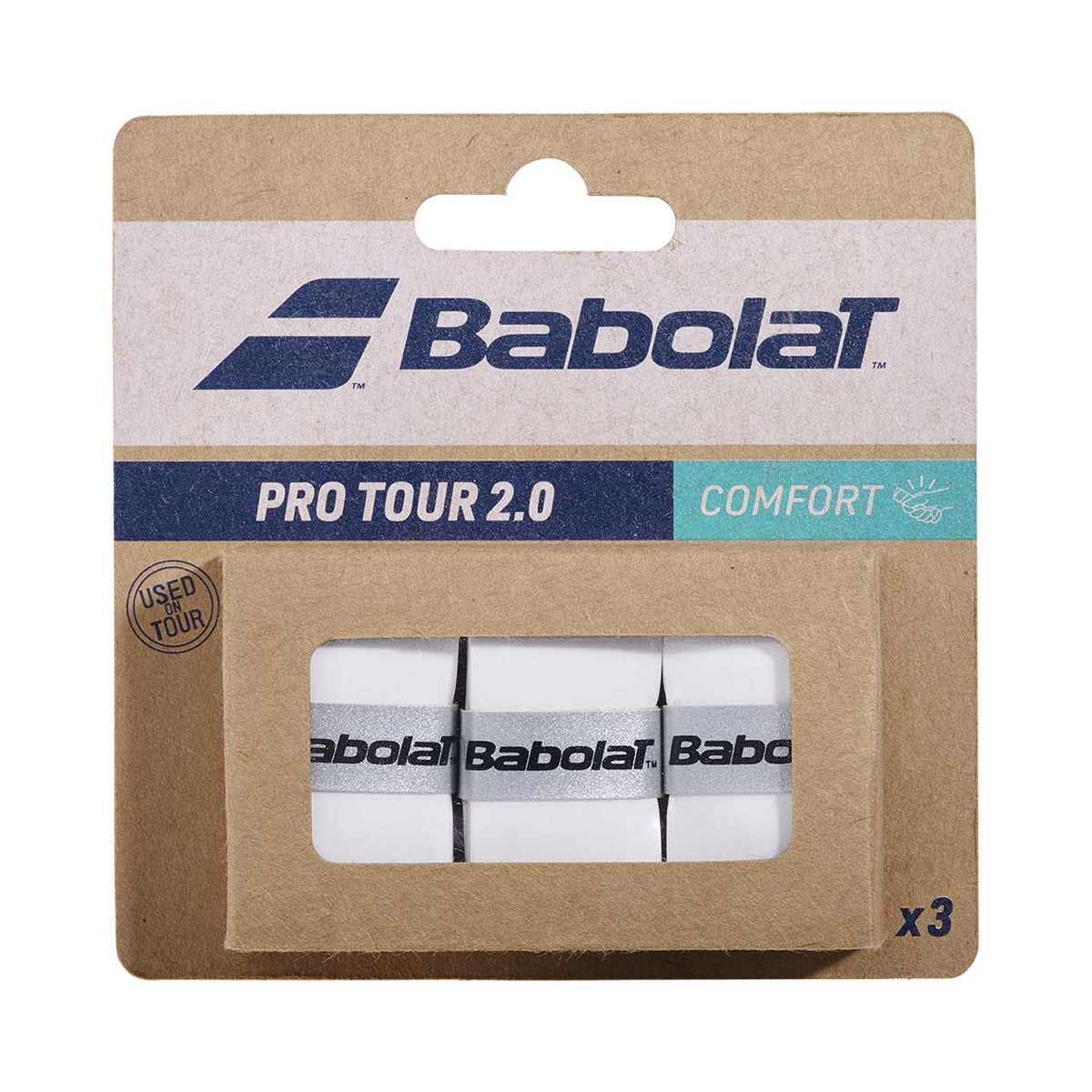 Babolat Pro Tour 2.0 White x 3 overgrips