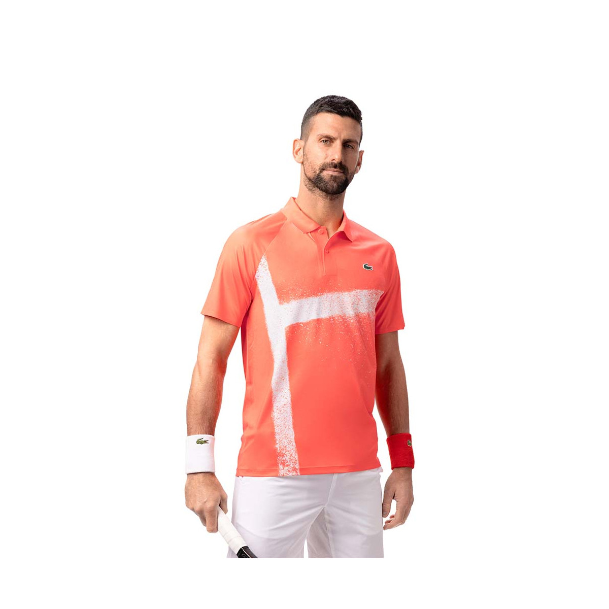 Lacoste Tennis Novak Djokovic Player Blue / White Polo