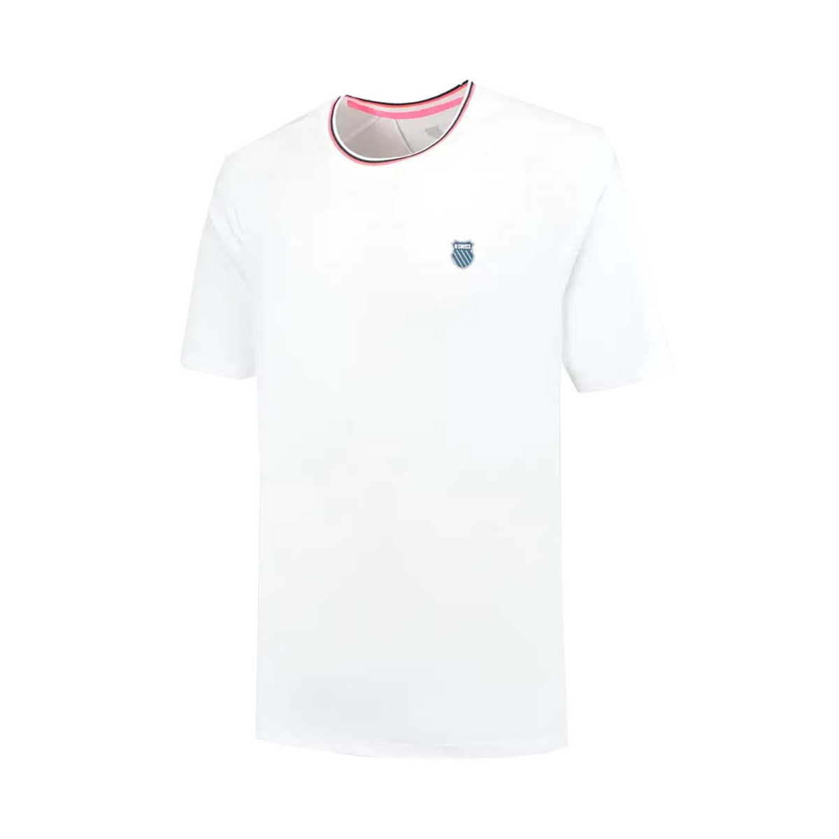K-Swiss Hypercourt Mesh Crew T-Shirt Petrol Blue