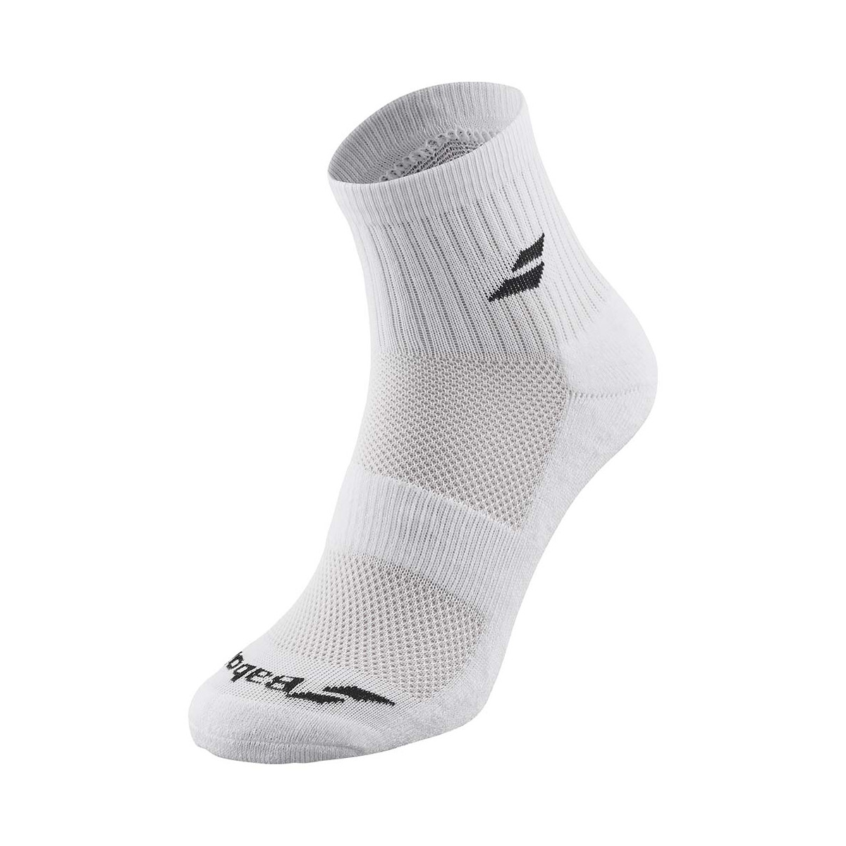 Babolat Quarter 3 Pairs Pack White Socks
