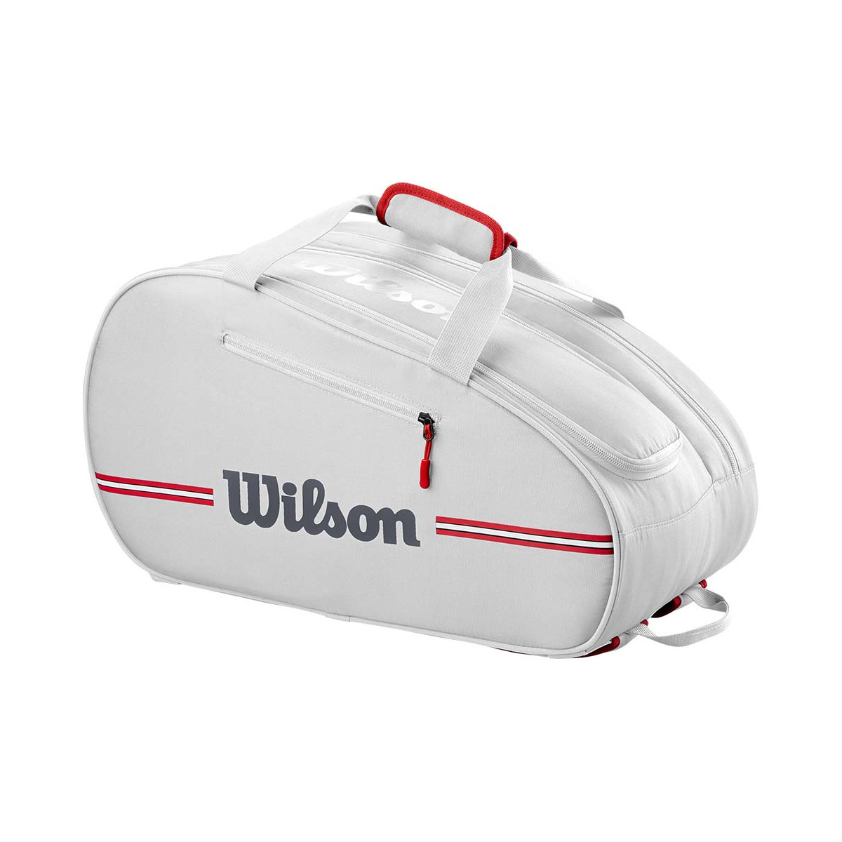 Wilson Team Padel Heather Grey / Red bag