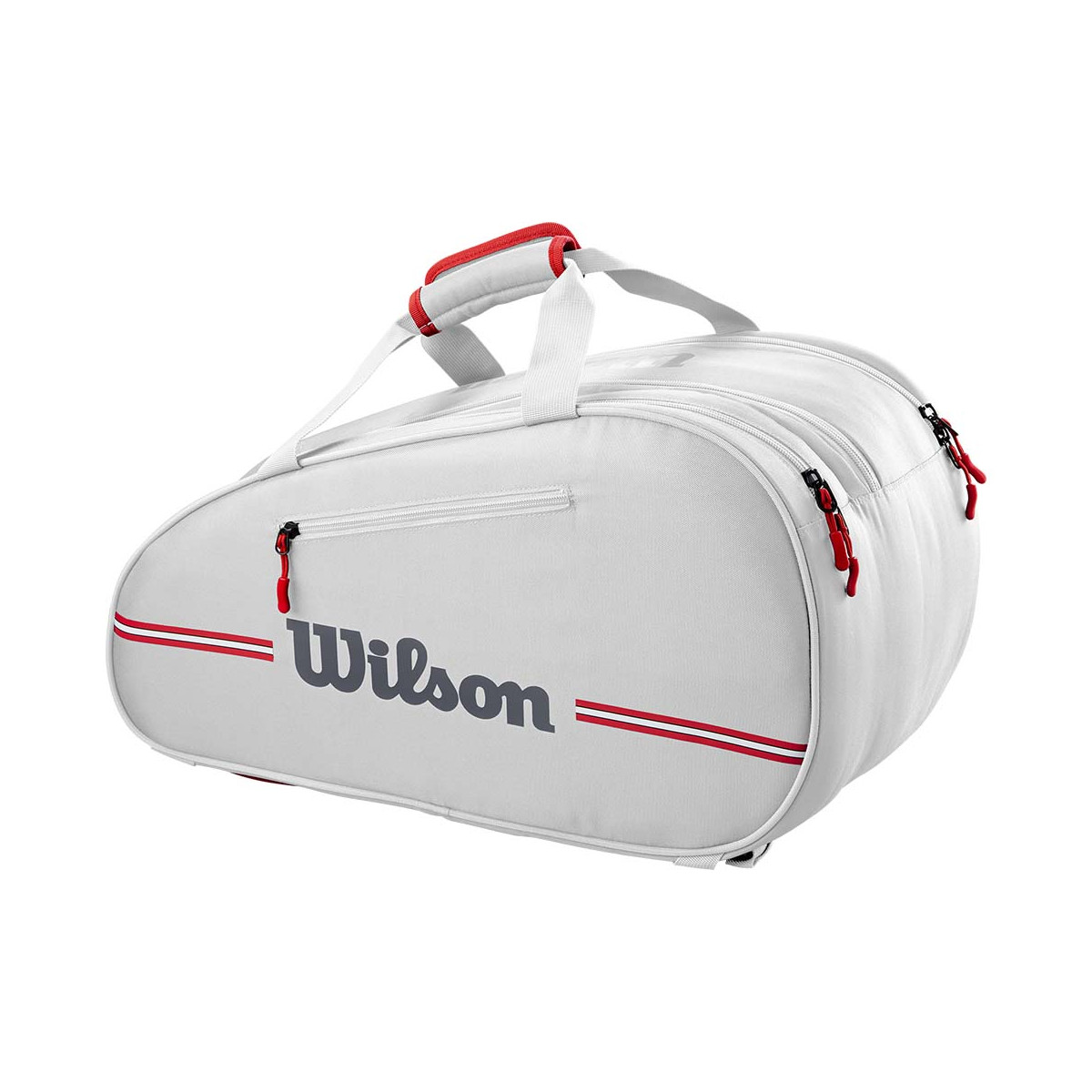 Wilson Team Padel Heather Grey / Red bag