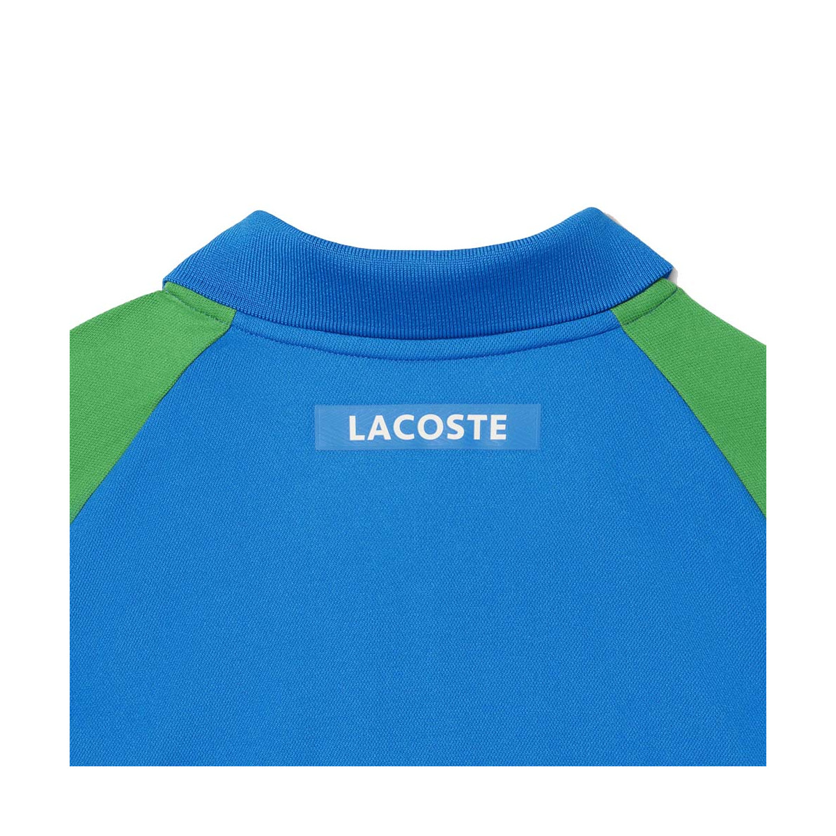 Lacoste Tennis Color-Block Ultra Dry Blue / Green polo