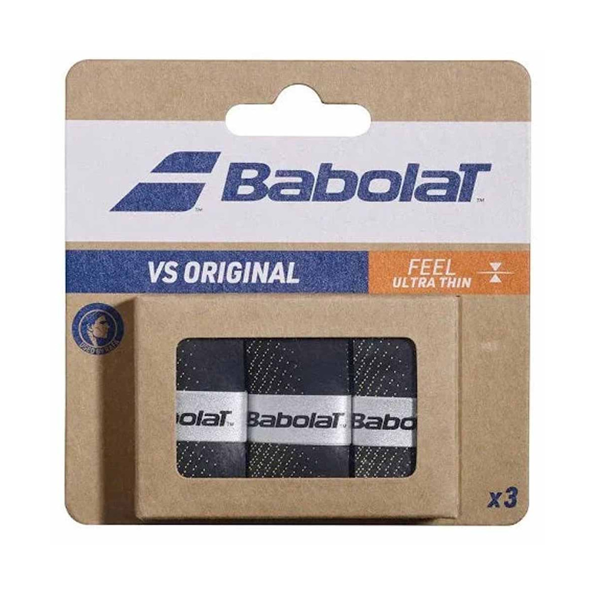 Babolat VS Original Black Neon Yellow x 3 overgrips