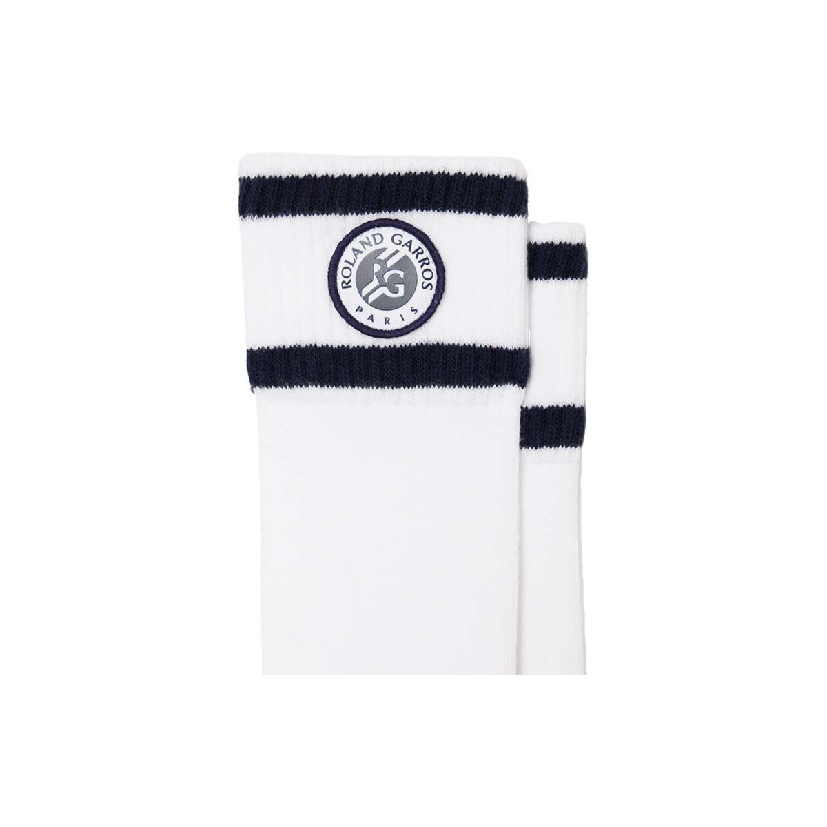 Lacoste Roland Garros White / Brown Socks
