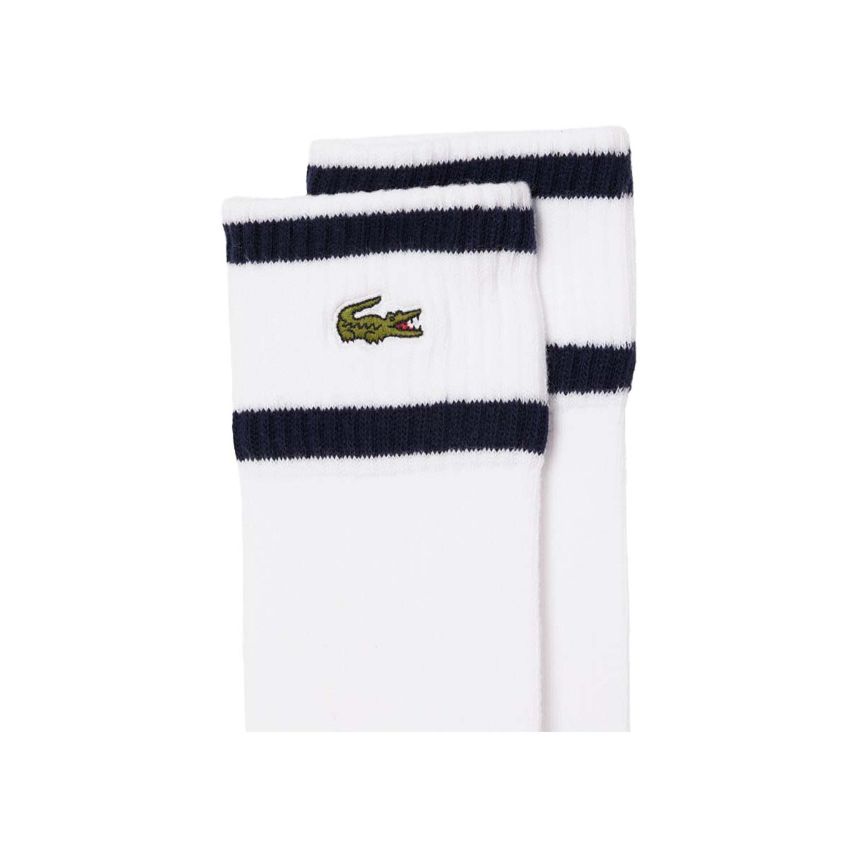 Lacoste Roland Garros White / Brown Socks