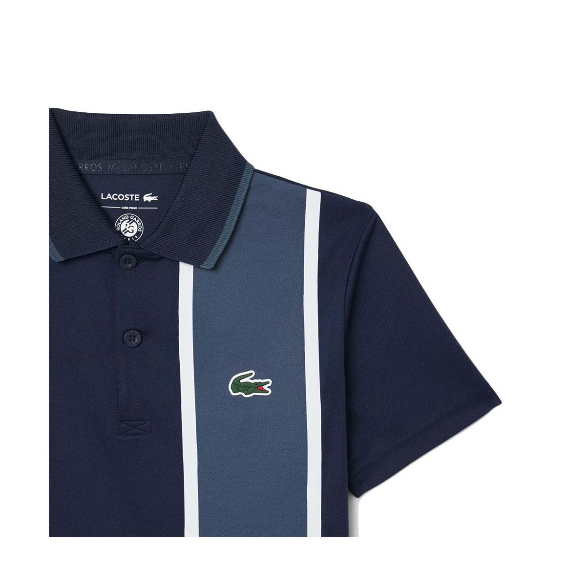 Lacoste Sport Roland Garros Junior Navy Blue polo