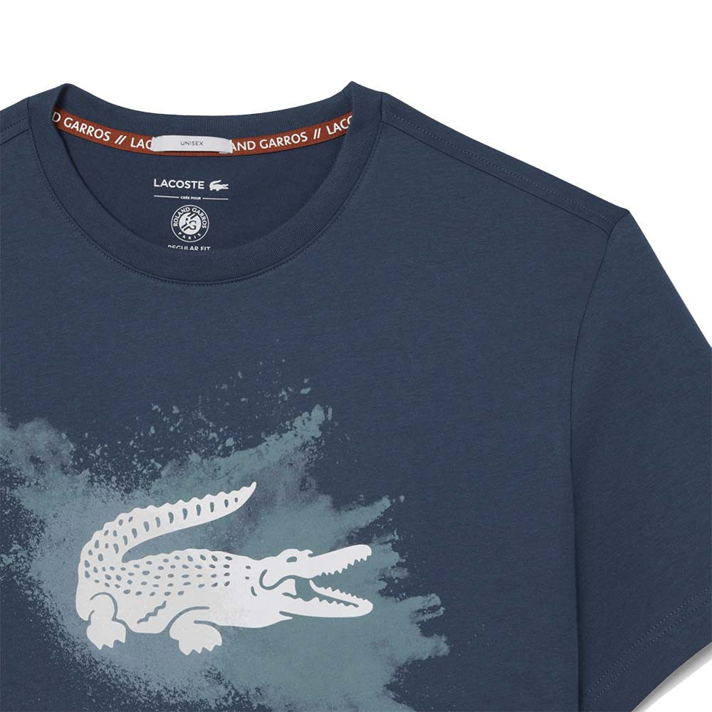 T-Shirt Enfant Roland Garros - Collection Officielle Logo Blanc Pour Fans De Tennis