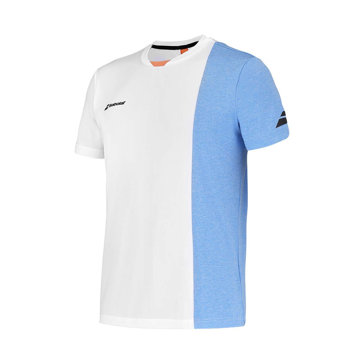 Babolat Play Crew Neck Boy Blue / White T-Shirt