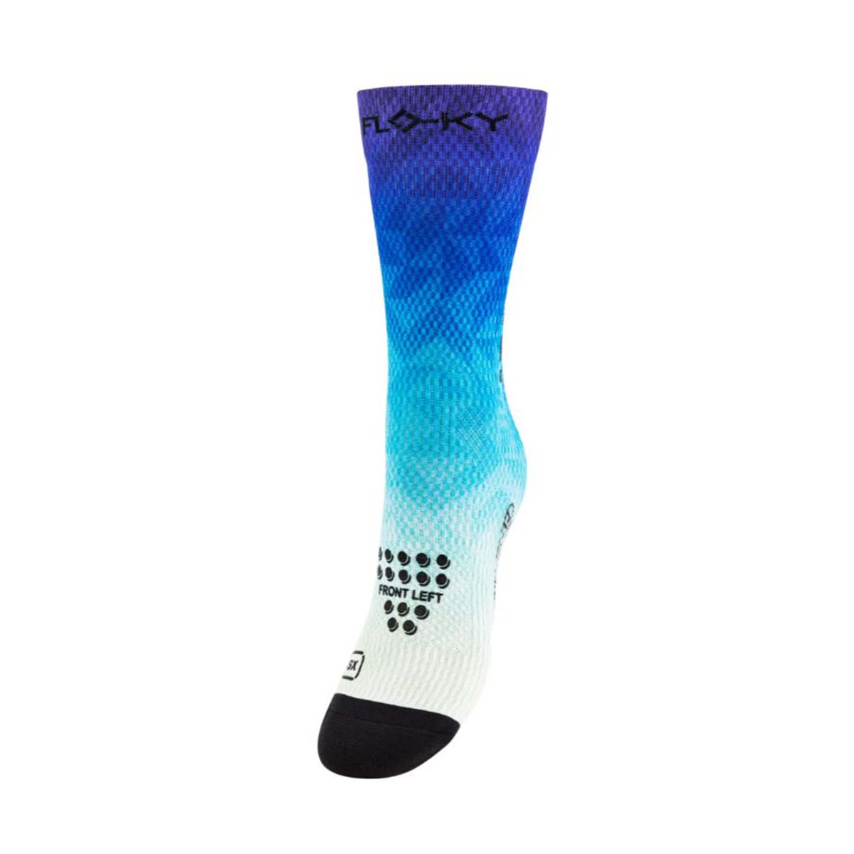 Floky S-MASH 3D FANTASY Bali Blue Compression Socks