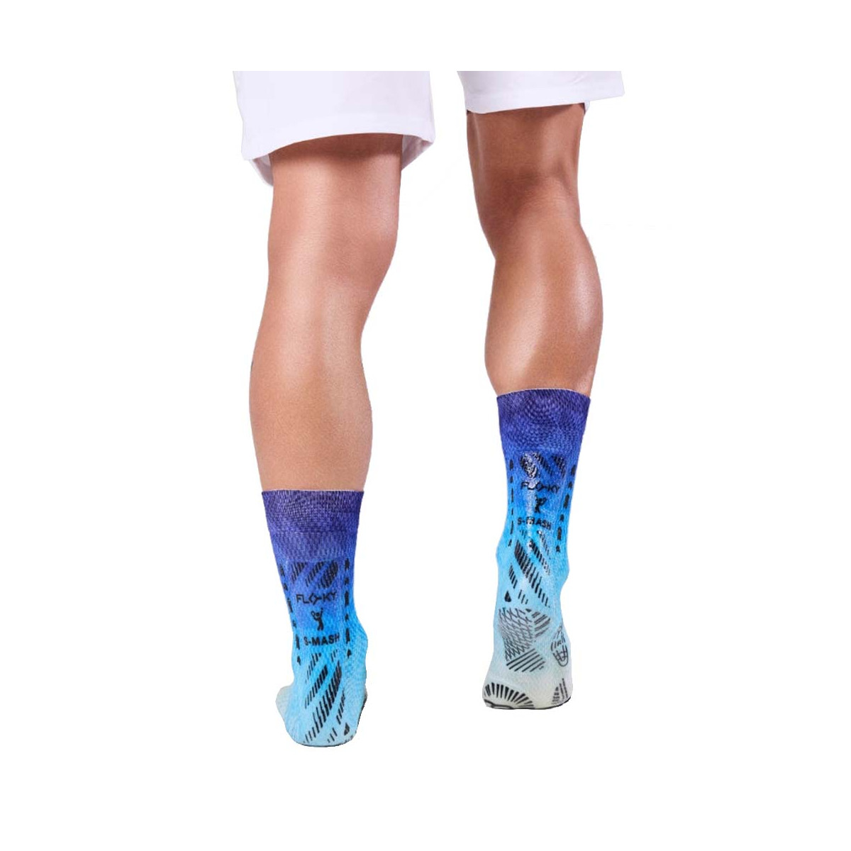 Floky S-MASH 3D FANTASY Bali Blue Compression Socks