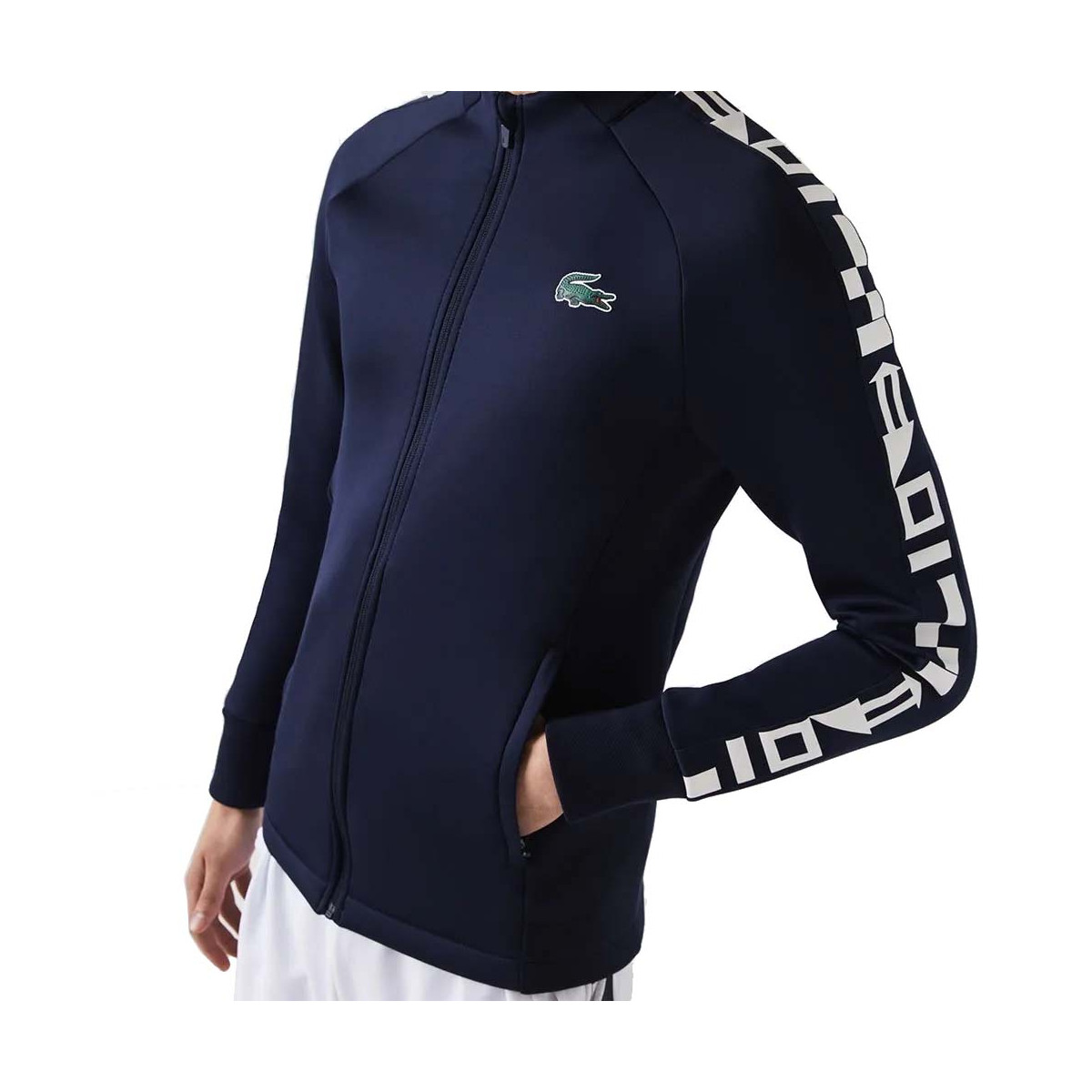 Lacoste Tennis Sportsuit zipped jacket Navy blue