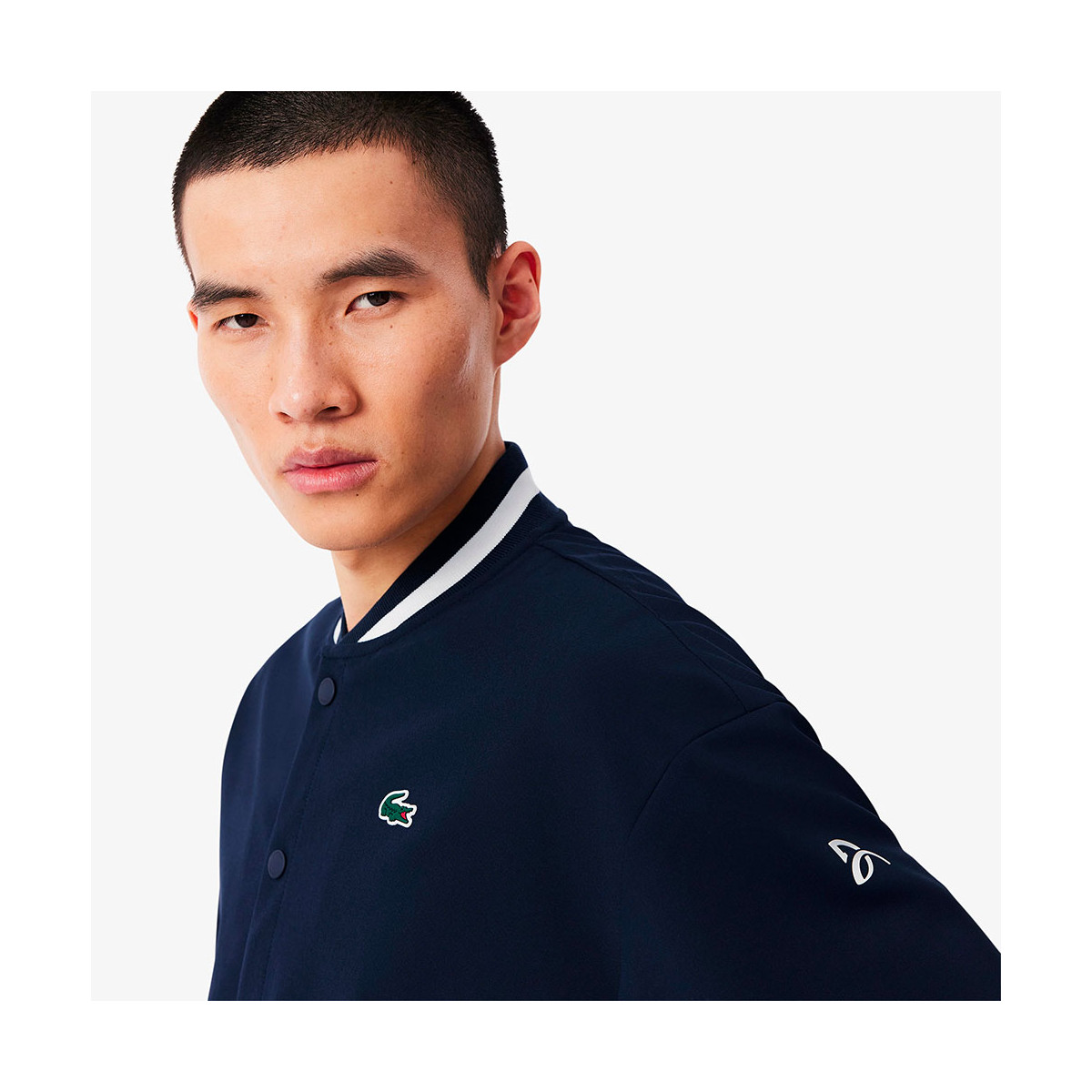 Lacoste Roland Garros Navy Blue Zip-Up Jacket