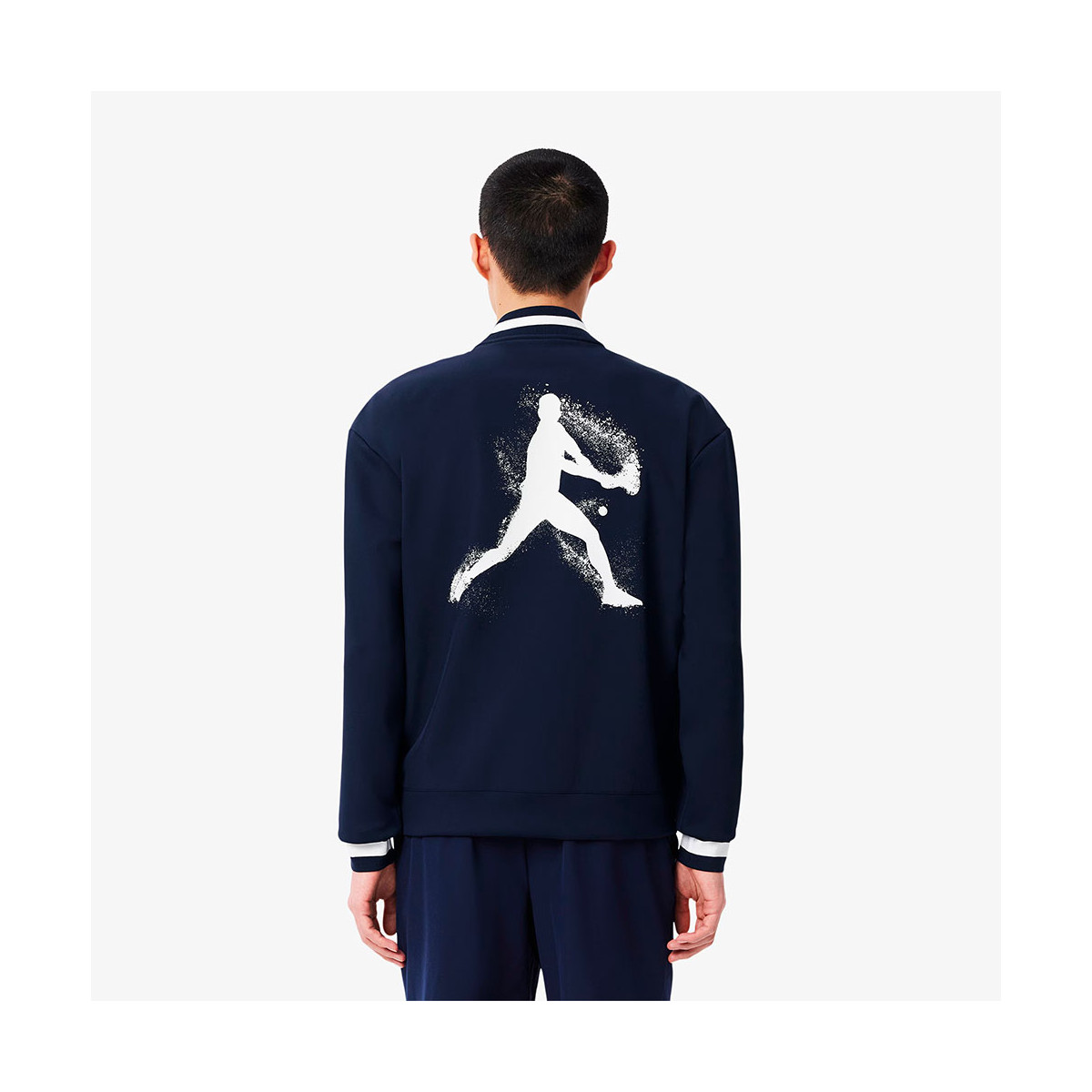 Lacoste Roland Garros Navy Blue Zip-Up Jacket
