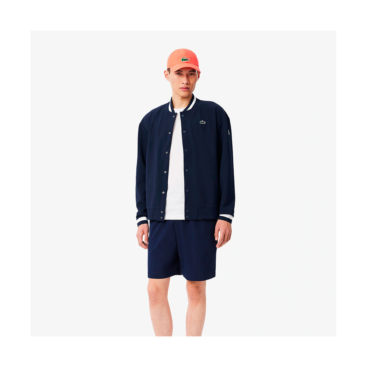 Lacoste Roland Garros Navy Blue Zip-Up Jacket