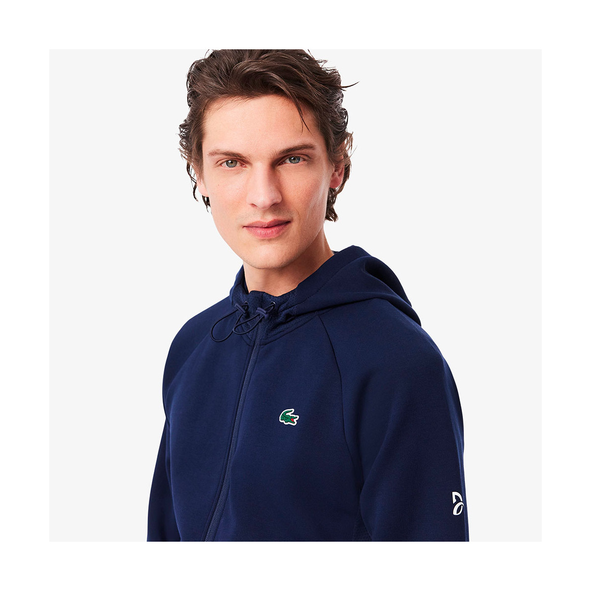 Lacoste Roland Garros Navy Blue Zip-Up Jacket