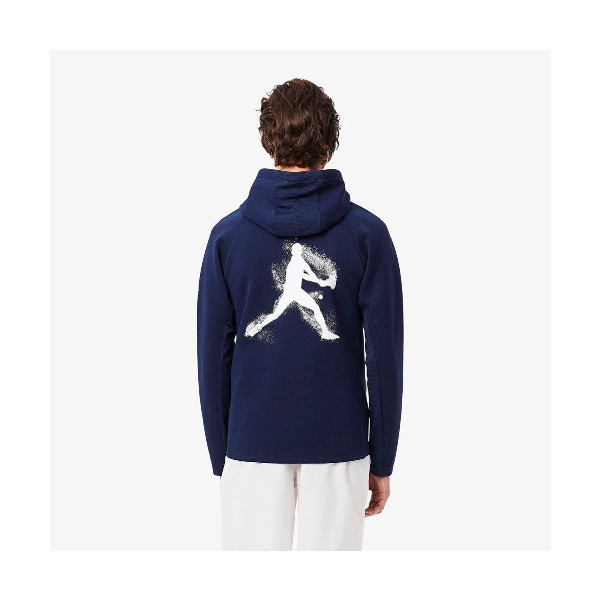 Lacoste Roland Garros Navy Blue Zip-Up Jacket