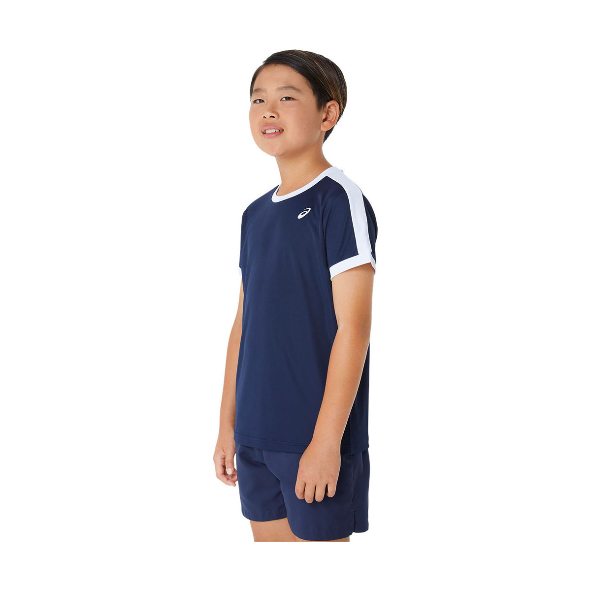 Asics Boys Navy Blue T-Shirt