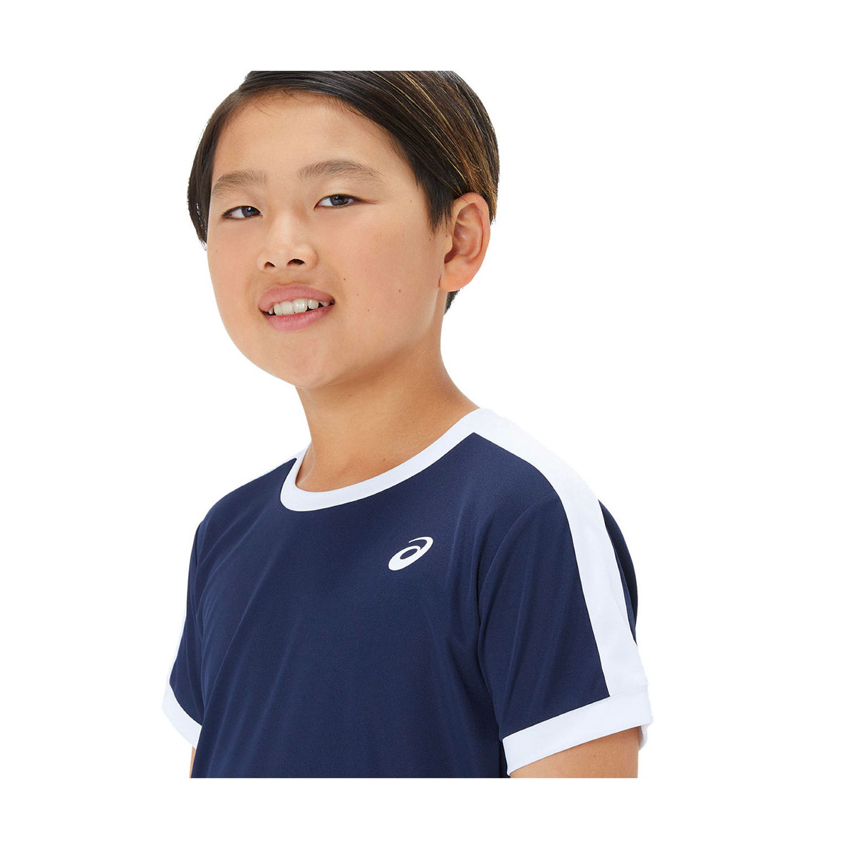 Asics Boys Navy Blue T-Shirt