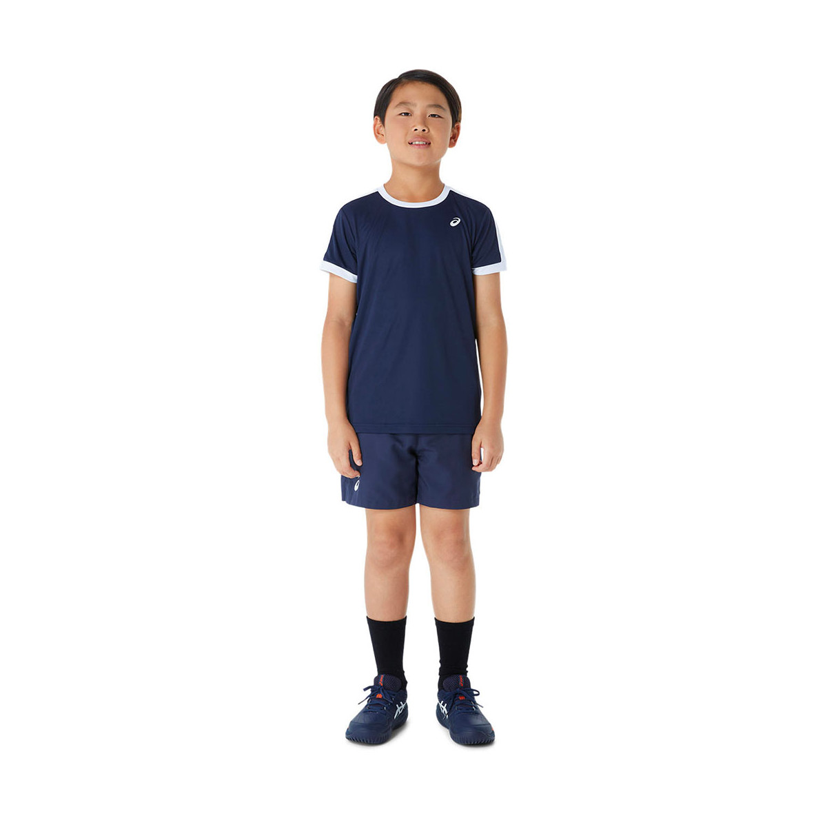 Asics Boys Navy Blue T-Shirt