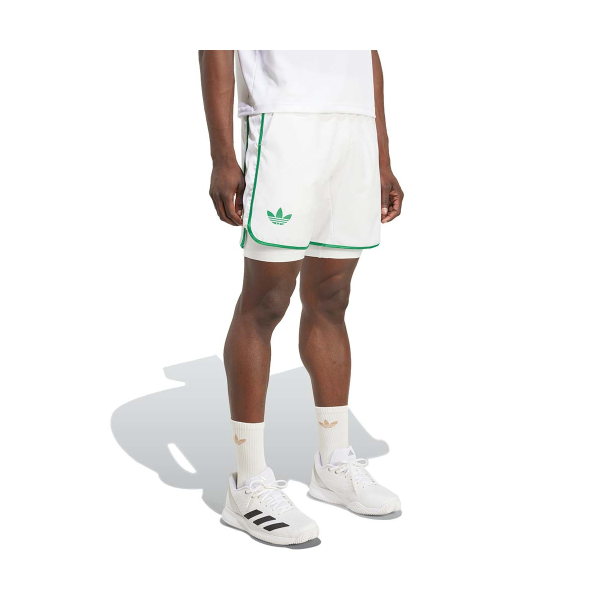 Adidas Pro 2N1 White Short